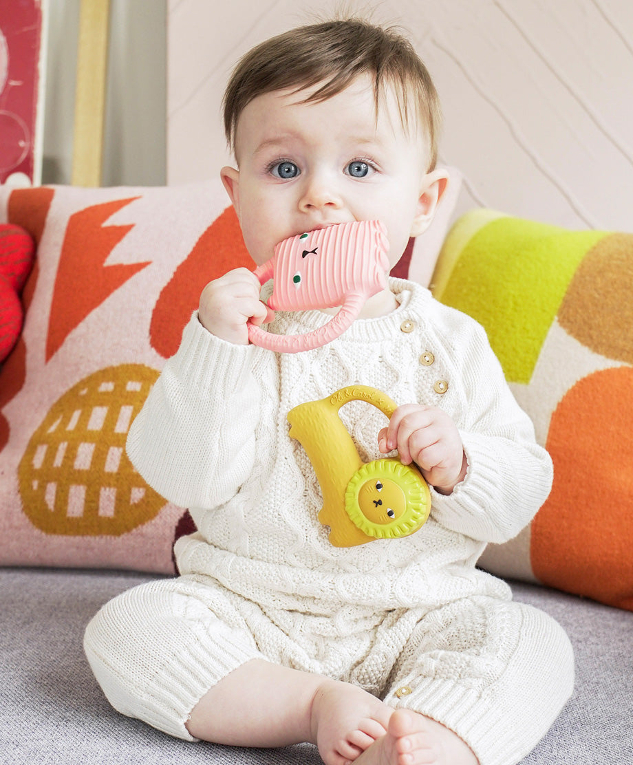 Shop Oli&Carol natural rubber baby teethers and toys