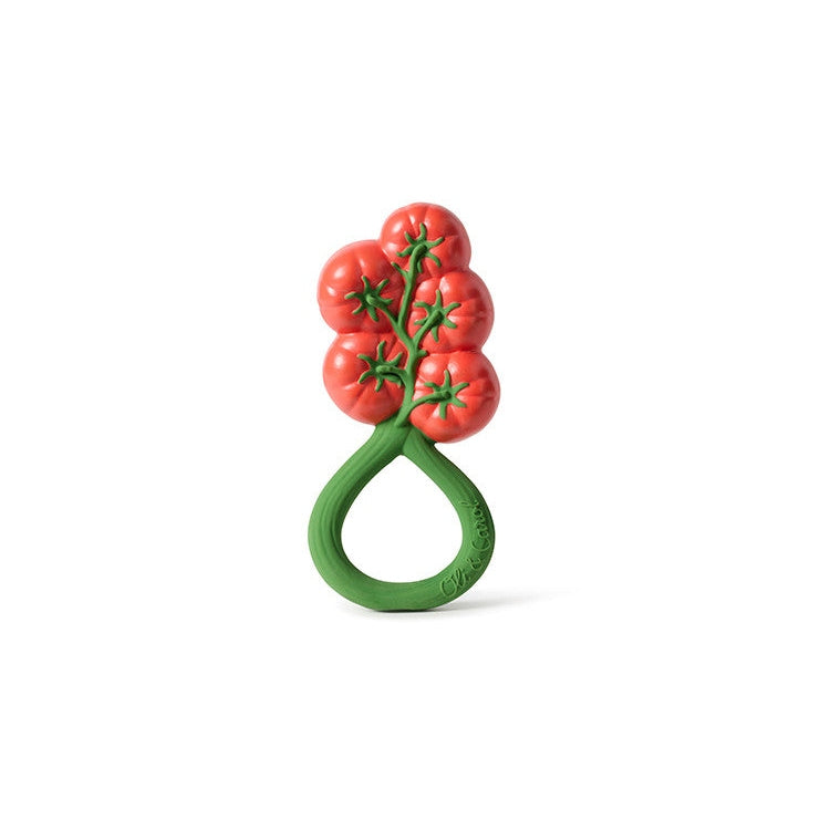 Tomato Baby Rattle & Teether Oli & Carol