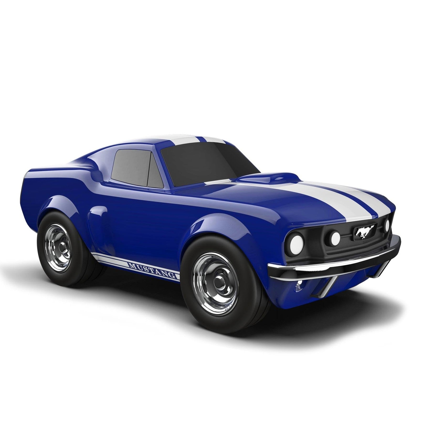 Ford Mustang Racing Car Blue Toy Car