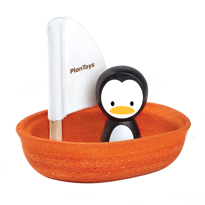 Sailing Boat Penguin PlanToys