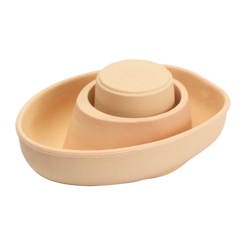 Rubber Convertible Boat - Pastel Orange PlanToys