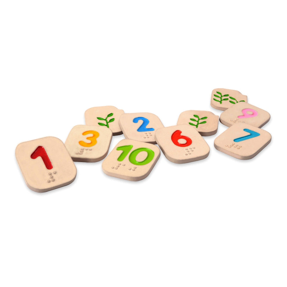 Braille Numbers 1-10 PlanToys