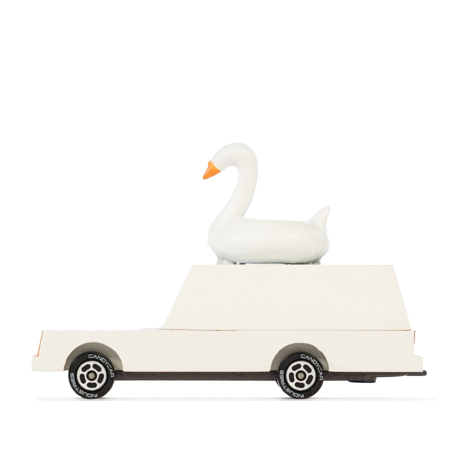 Candylab Candycar - White Swan Wagon with Topper