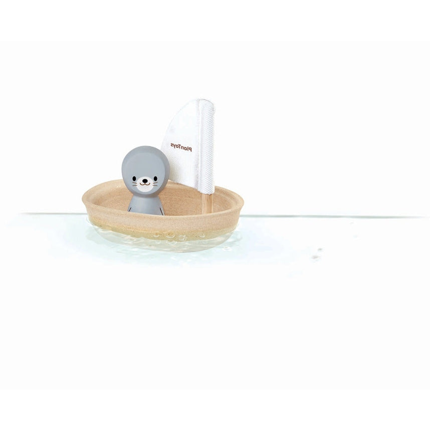 Sailing Boat-Seal PlanToys